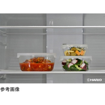 耐熱ガラス製保存容器・丸 1ケース MSTシリーズ HARIO