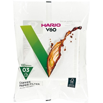 V60用ペーパーフィルター0 VCFシリーズ HARIO