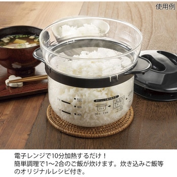 ガラスのレンジ ご飯釜1～2合 12個セット HARIO