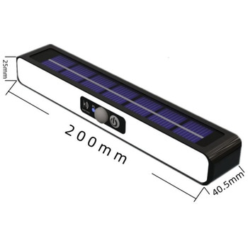 クリップで取り付けるソーラーセンサーライト AFF WARE