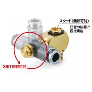 金属スピードコントローラ薄形タイプ ASBL SMC
