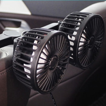 USB給電式車載用ファン ダブル トライメイト