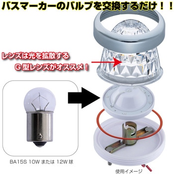 LED5ハイパワーマーカーユニット ゆっくり点滅 JET INOUE(ジェットイノウエ)