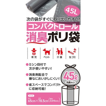 コンパクトロール消臭ポリ袋 システムポリマー