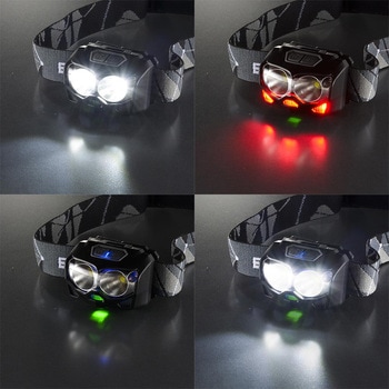 LEDヘッドライト センサー付 ECLAT 600ルーメン オーム電機