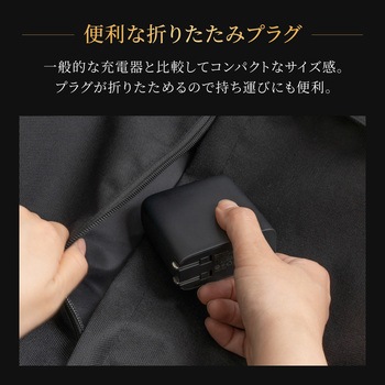 AC充電器 GaN C×3 PD100W ブラック OWLTECH(オウルテック)