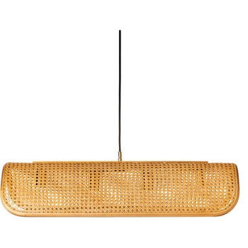 RATTAN PENGANT LAMP 4BULB NT BRID