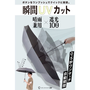 solshade027 折りたたみ 3段折り日傘 自動開閉 大河商事