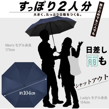 solshade027 折りたたみ 3段折り日傘 自動開閉 大河商事