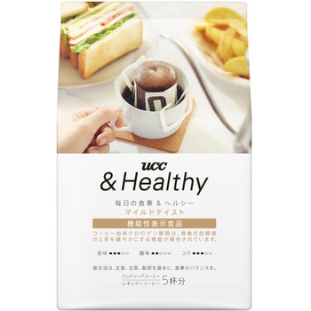 UCC &Healthy マイルドテイスト ワンドリップコーヒー UCC(上島珈琲)