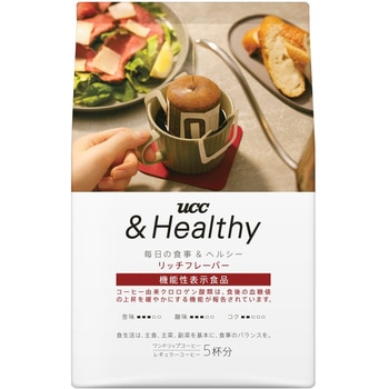 UCC &Healthy リッチフレーバー ワンドリップコーヒー UCC(上島珈琲)