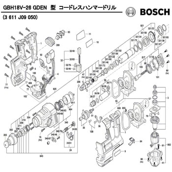 部品 コードレスハンマードリル GBH18V-26GDEN型 BOSCH(ボッシュ)