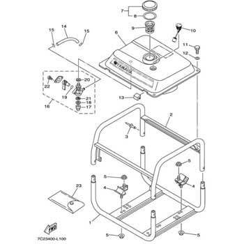 部品 EF2300/EF23H(7C31， 2016) 050 YAMAHA(ヤマハ) 関連商品・部品 【通販モノタロウ】