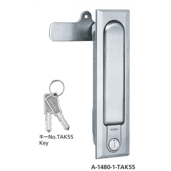 ステンレス オートロック平面ハンドル TAKIGEN(タキゲン)