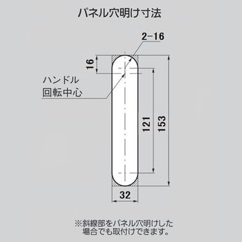 オートロック平面ハンドル TAKIGEN(タキゲン)