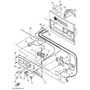 部品 EF900FW(7C11， 2012) 020 YAMAHA(ヤマハ)