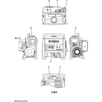 部品 EF900FW(7C11， 2012) 020 YAMAHA(ヤマハ)