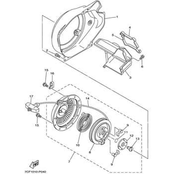部品 EF2000iS(7CF1， 2015) 020 YAMAHA(ヤマハ)