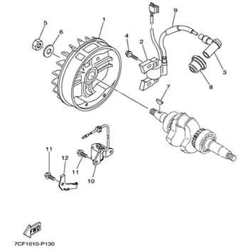 部品 EF2000iS(7CF1， 2015) 020 YAMAHA(ヤマハ)