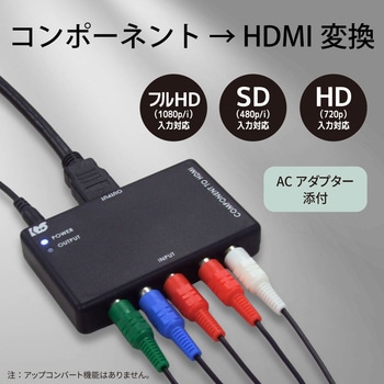 コンポーネント to HDMIコンバーター ラトックシステム