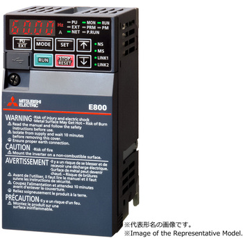 FR-E810W-0.75K-5 �C���o�[�^FREQROL-E800�V���[�Y �P��100V����(���j�^�d�l�F�d��AM) �O�H�d�@ 79637795