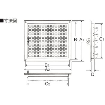 角型レジスター 真田化鋼(S・ROSE)