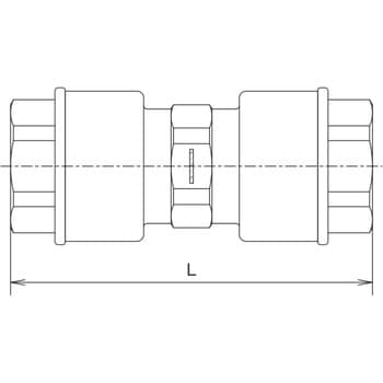 715605-20 Pワン継手C型 ソケット 前澤給装工業 最高使用圧力0.75MPa 青銅 呼び径20mm 715605-20 - 【通販モノタロウ】