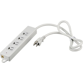 3ピン式電源タップ 2重構造 雷サージ&ランプ付 BUFFALO(バッファロー)