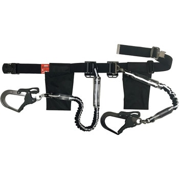 補助帯付 胴ベルト型安全帯 5250-KR+S1JDWK-17+47413RF