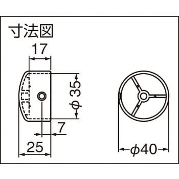 エンドキャップ横穴 SHIROKUMA