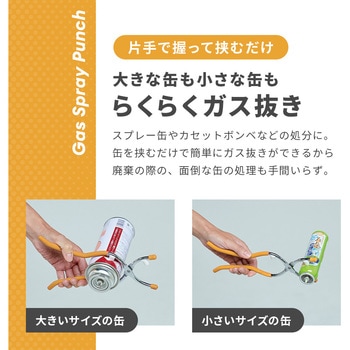 ガスパンチ 缶径3．5cm～7cm アイメディア