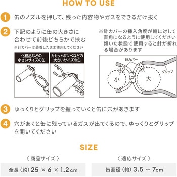 ガスパンチ 缶径3．5cm～7cm アイメディア