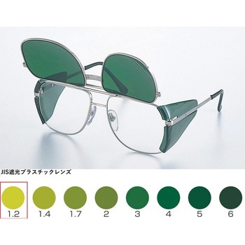 W型メタルフレーム遮光めがね トーアボージン