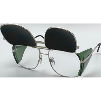 W型メタルフレーム遮光めがね トーアボージン