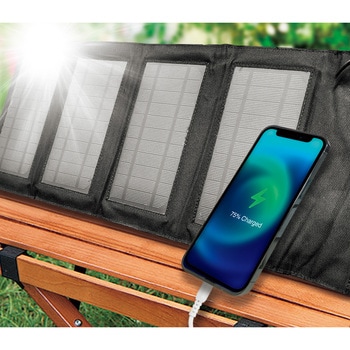 AJ-NSOLAR7W BK ソーラー充電器7W エアージェイ 幅120mm奥行25mm AJ-NSOLAR7W BK ソーラー充電器7W エアージェイ 幅120mm奥行25mm