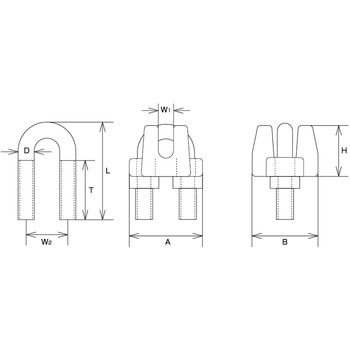ステンレス ワイヤークリップSUS316 水本機械製作所