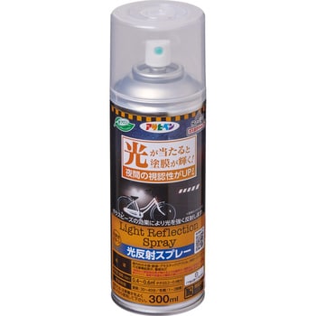 光反射スプレー 300ML 白 アサヒペン