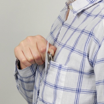 ソフト名札 名刺サイズ 両用クリップ 1枚 OP