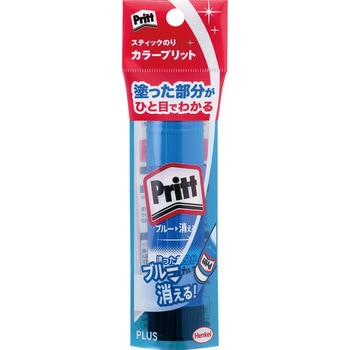 スティックのりカラープリット プラス