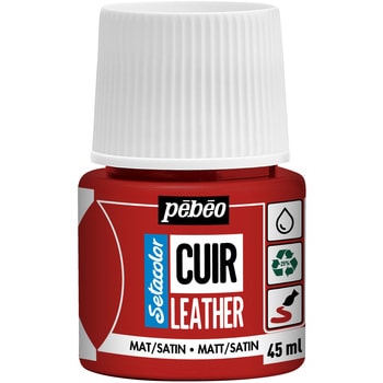セタカラーレザー(革用)マット色 45ml ペベオ
