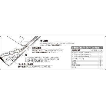 ハレパネ板厚5mm 片面糊付 プラチナ万年筆