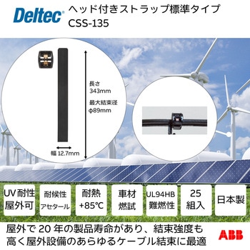 ヘッド付きストラップ 標準タイプ デルテック