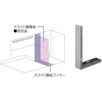 スライド鋼板フィラー リンナイ
