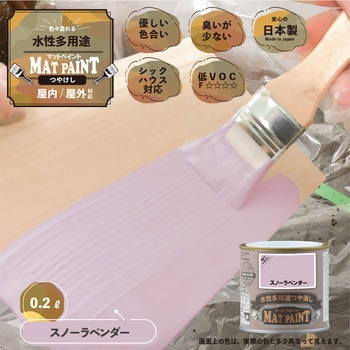 マットペイント 水性多用途塗料(つや消し) カンペハピオ