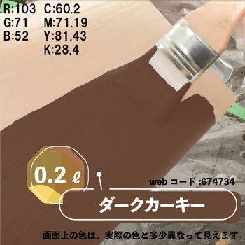 マットペイント 水性多用途塗料(つや消し) カンペハピオ