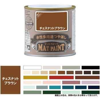 マットペイント 水性多用途塗料(つや消し) カンペハピオ