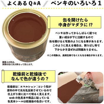 マットペイント 水性多用途塗料(つや消し) カンペハピオ