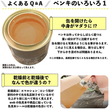 マットペイント 水性多用途塗料(つや消し) カンペハピオ