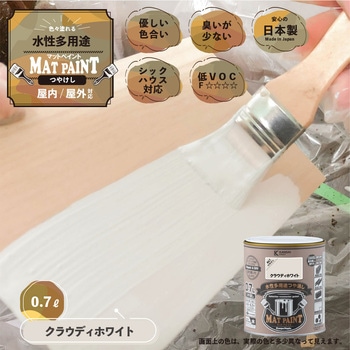 マットペイント 水性多用途塗料(つや消し) カンペハピオ