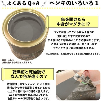 マットペイント 水性多用途塗料(つや消し) カンペハピオ
